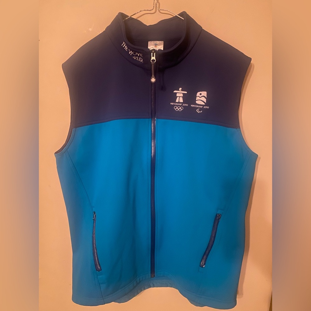 Men’s XL Vancouver 2010 Olympics Translink Vest Hudsons's Bay Blue & Navy